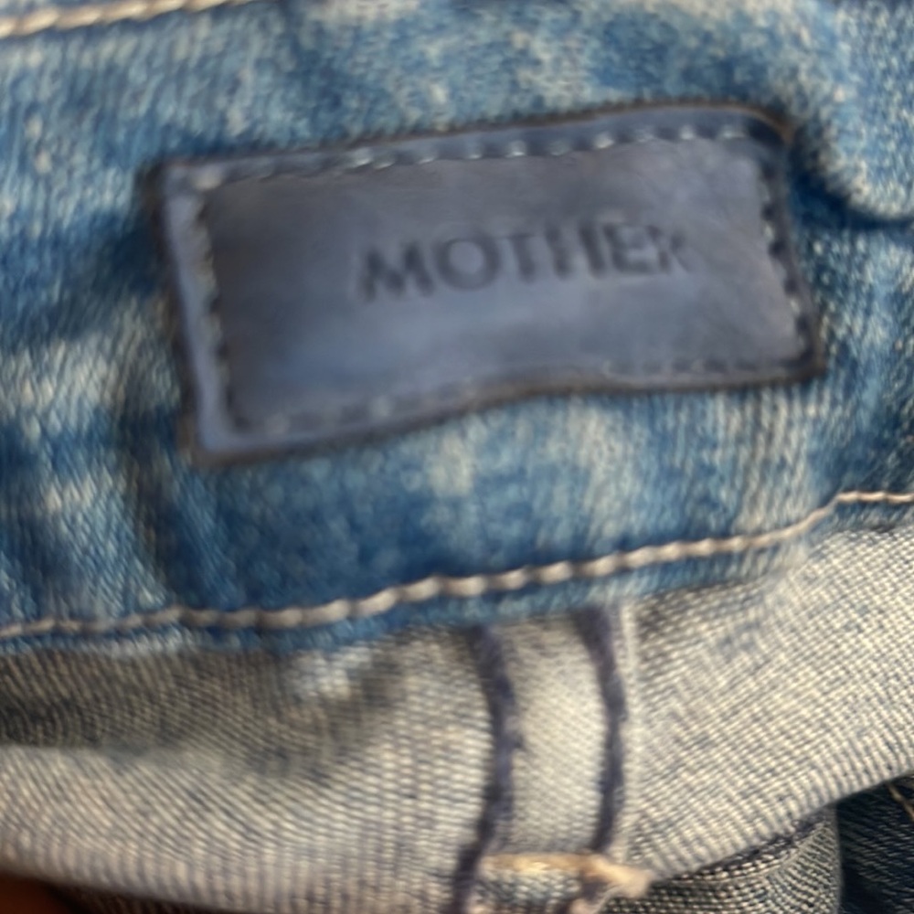 Mother The Looker Ankle Fray 'After All These Years' Skinny Jeans Size 26 - Picture 5 of 6
